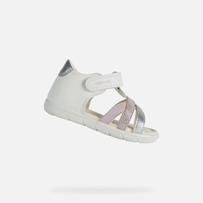 ALUL: Baby Girl's White Sandals | ® SS23