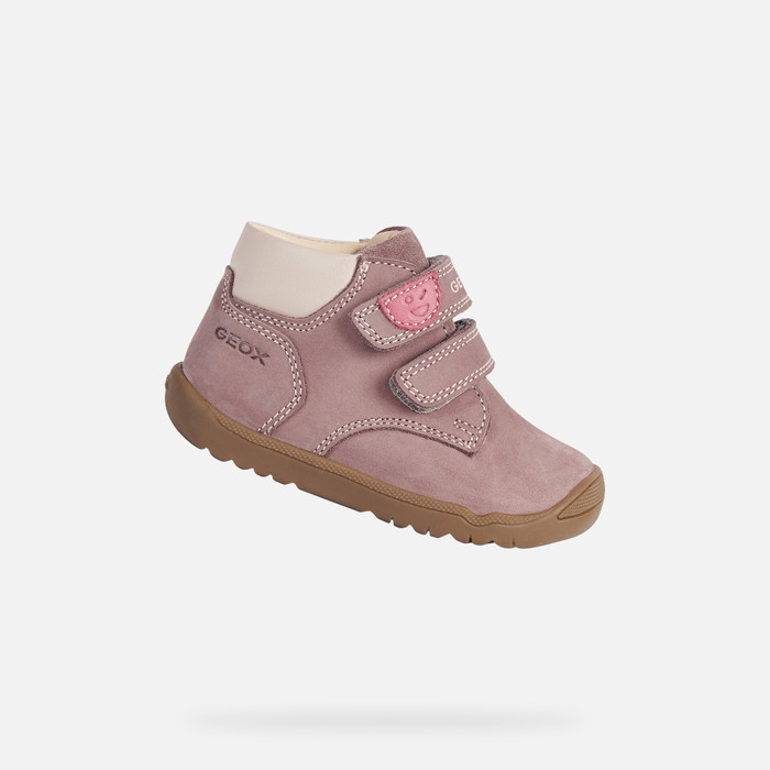 sensibilidad farmacéutico muy Geox® MACCHIA: Kids' Dark pink Velcro Shoes | Geox® Online