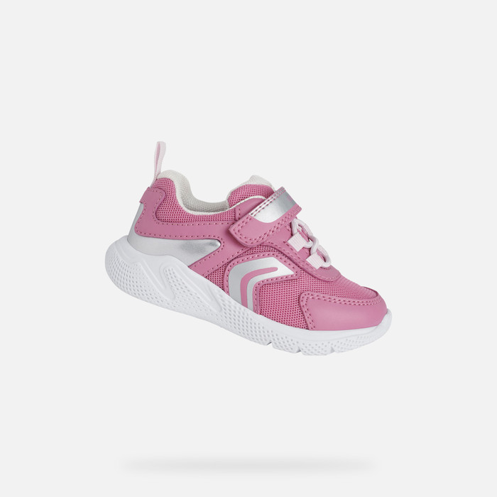 Geox® SPRINTYE: Baby Girl's Fuchsia Low Top Sneakers Geox ®