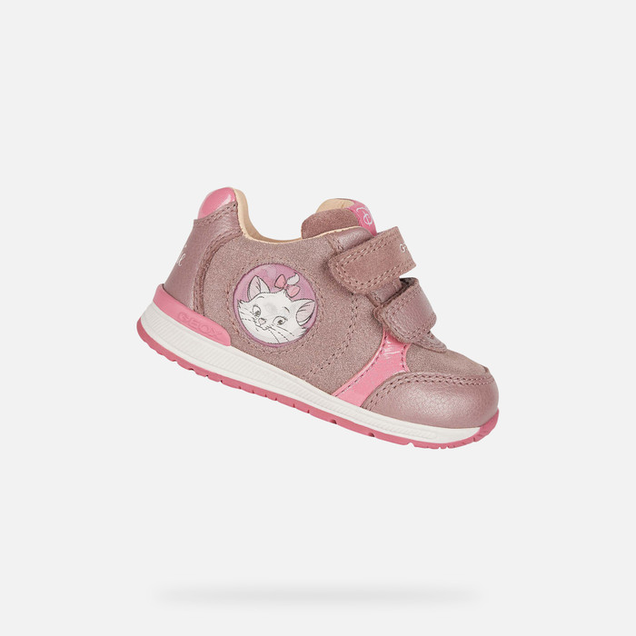 nyheder Janice Arkæologiske Geox® RISHON: Kids' Dark pink Velcro Shoes | Geox® Disney
