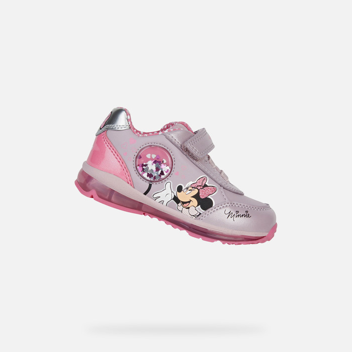 Geox® TODO: Kids' Dark pink Low Top Sneakers | Disney