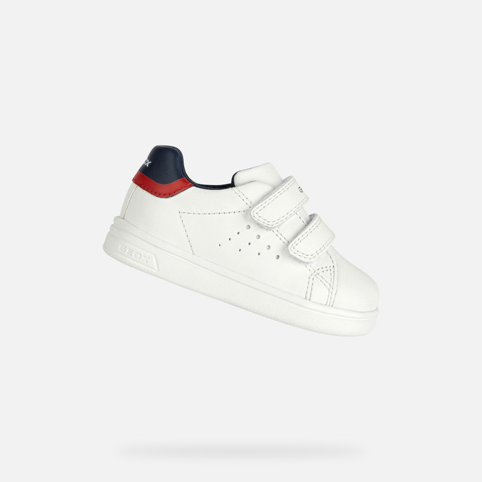 Geox® DJROCK: Baby Boy's White Velcro Shoes | Online