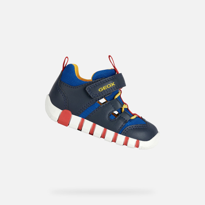 Geox® Zapatos Con Velcro Azules Bébé Niño