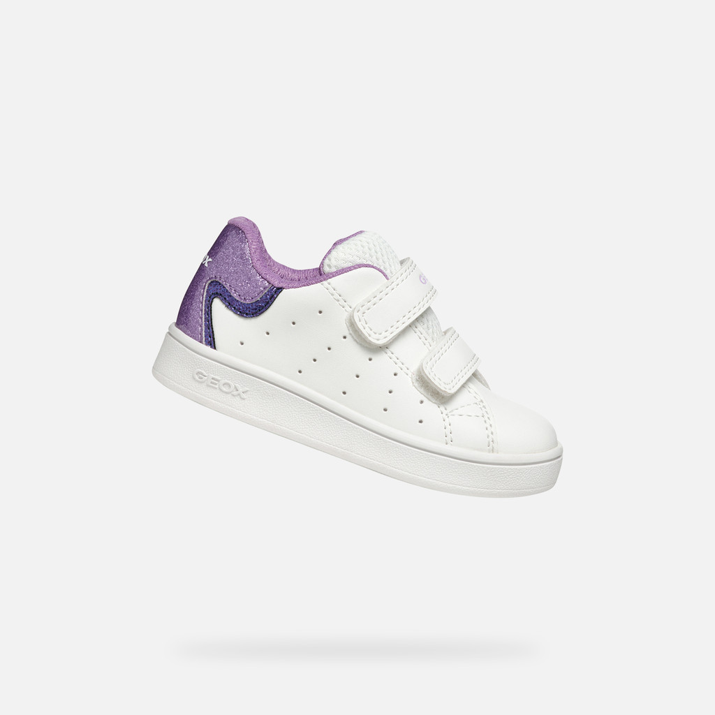 GEOX Eclyper Bébé Blanc/lilas