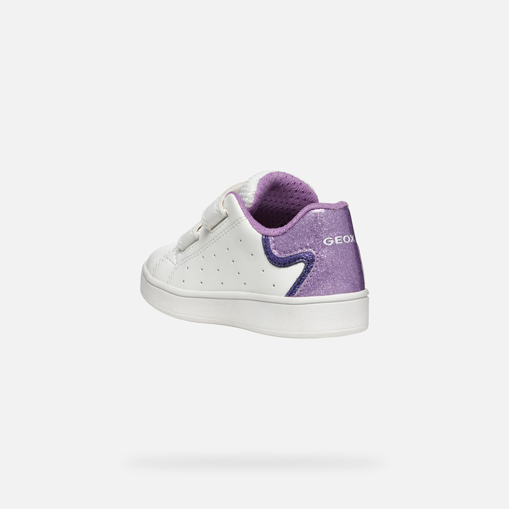 GEOX Eclyper Bébé Blanc/lilas