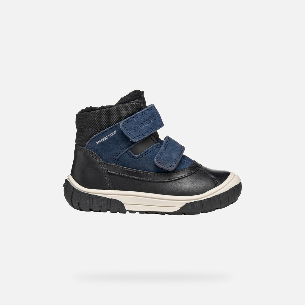 GEOX Omar Bébé Negro/azul Marino