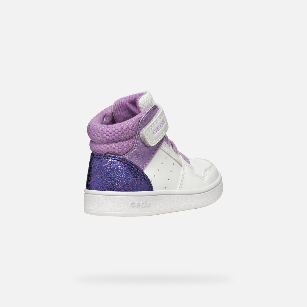 GEOX Eclyper Bébé Blanc/lilas