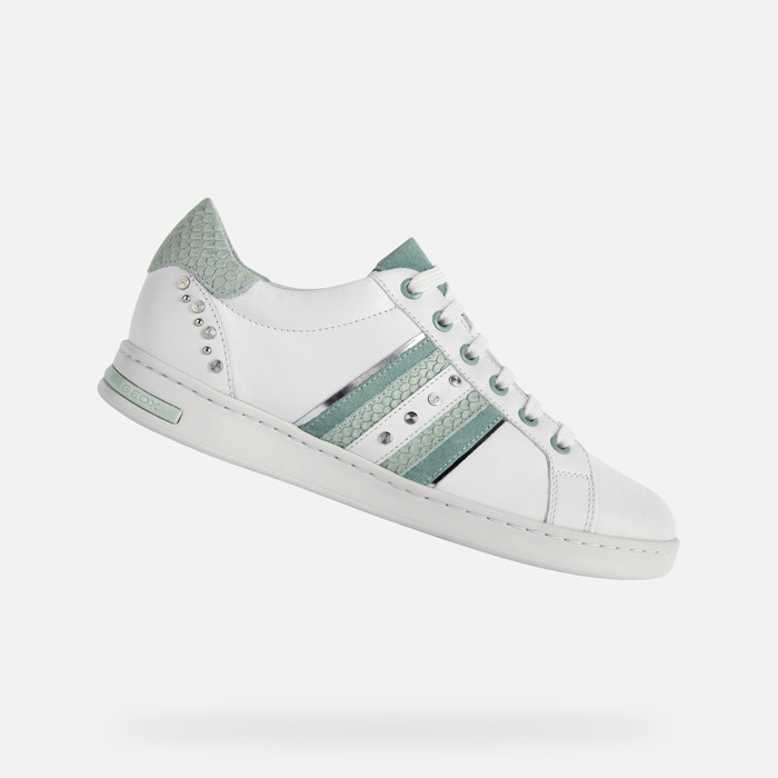 Spit out Easygoing Pine Geox® JAYSEN Woman: White Sneakers | Geox®