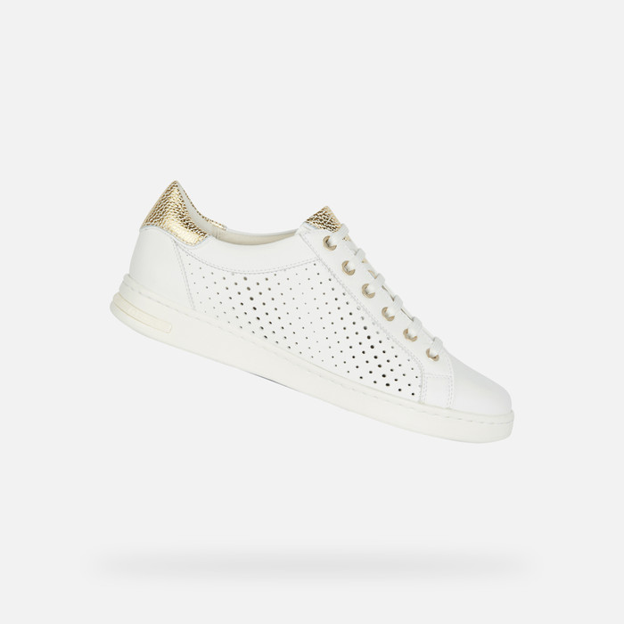 Conflict Dictate Inspection Geox® JAYSEN: White Low Top Sneakers for Women | Geox ® SS23