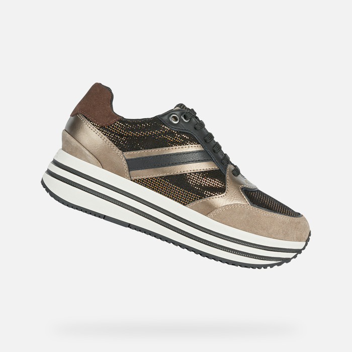 Mujer: Sneakers Bronce | Geox® 22