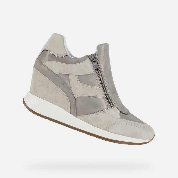 Ministerie Voeding Integraal Geox® NYDAME Woman: Taupe Sneakers | Geox®