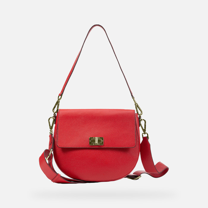 orgánico Desnudo Adaptado Geox® FLAVIE Mujer: Bolso Rojo | Geox® O/I 22