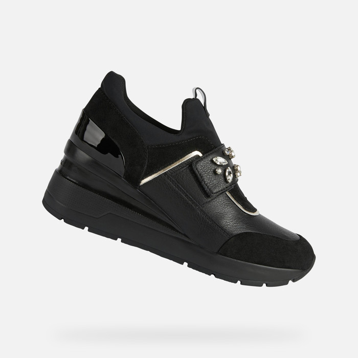 Mujer: Sneakers Negros | Geox® O/I 22