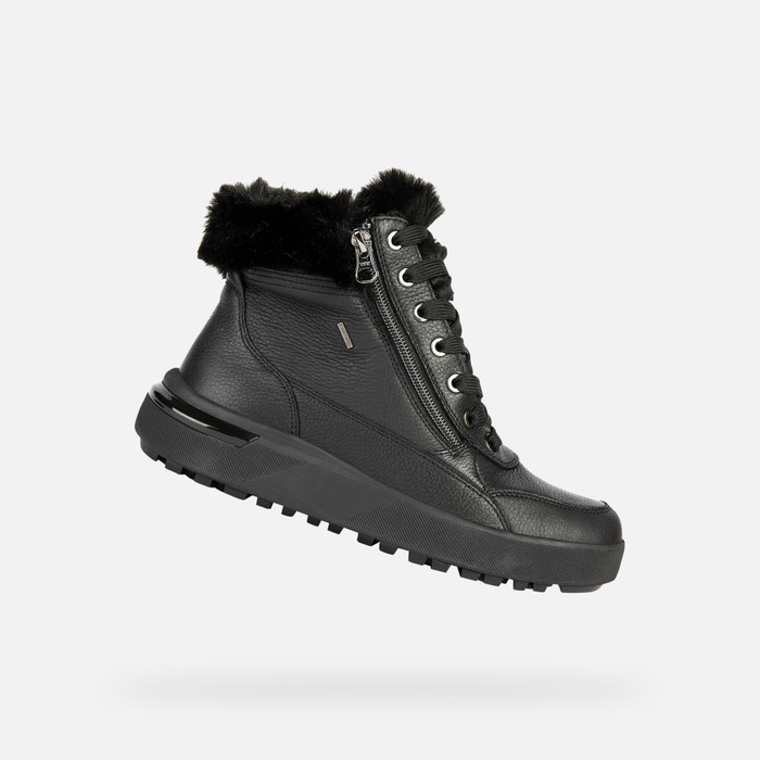 Geox® B ABX: Black Waterproof Boots | Geox®