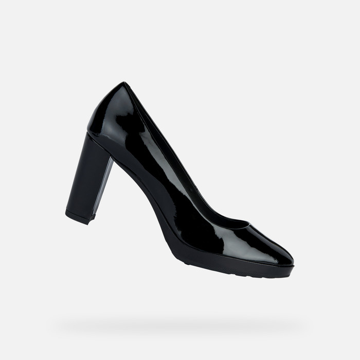 Seguro caos Marchito Geox® WALK PLEASURE 85: Zapatos De Tacón Alto Negros Mujer | Geox®