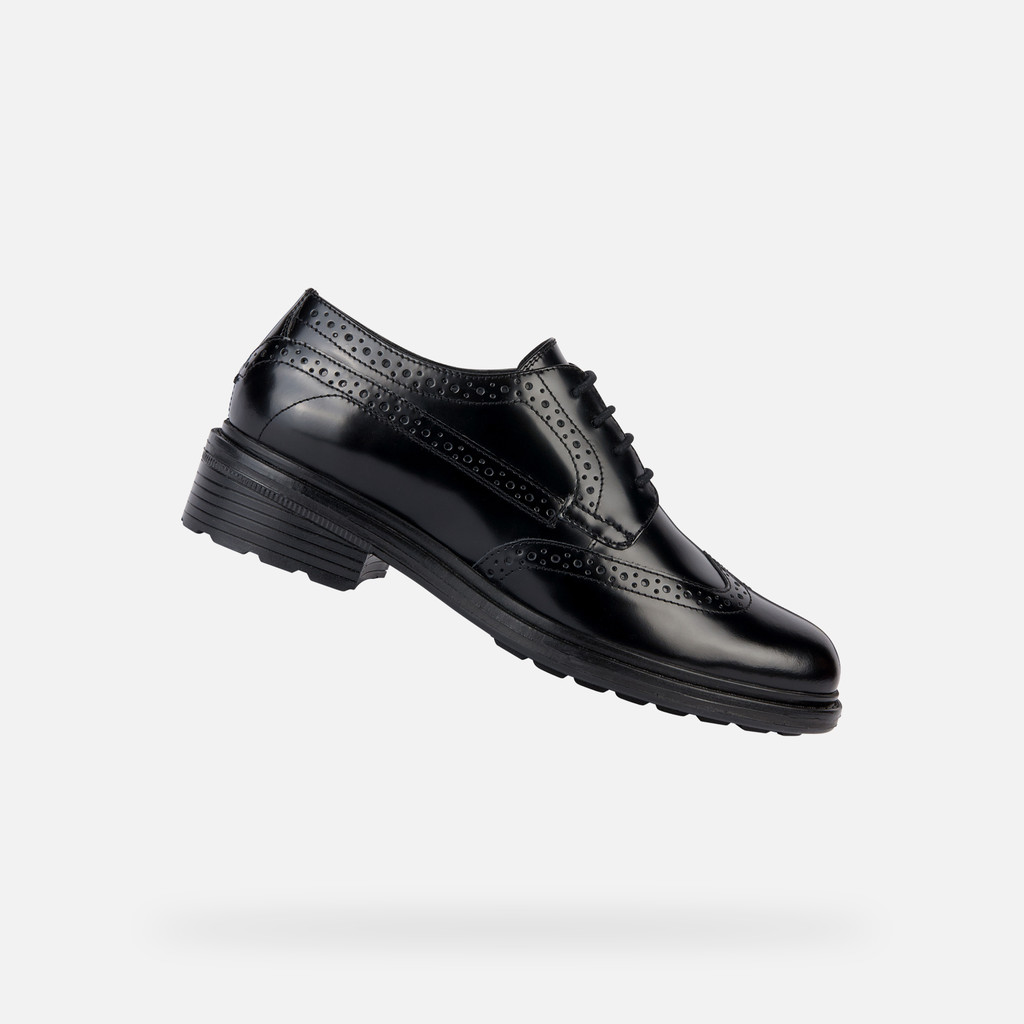 Geox® WALK PLEASURE B: Lace-Up Shoes black Woman