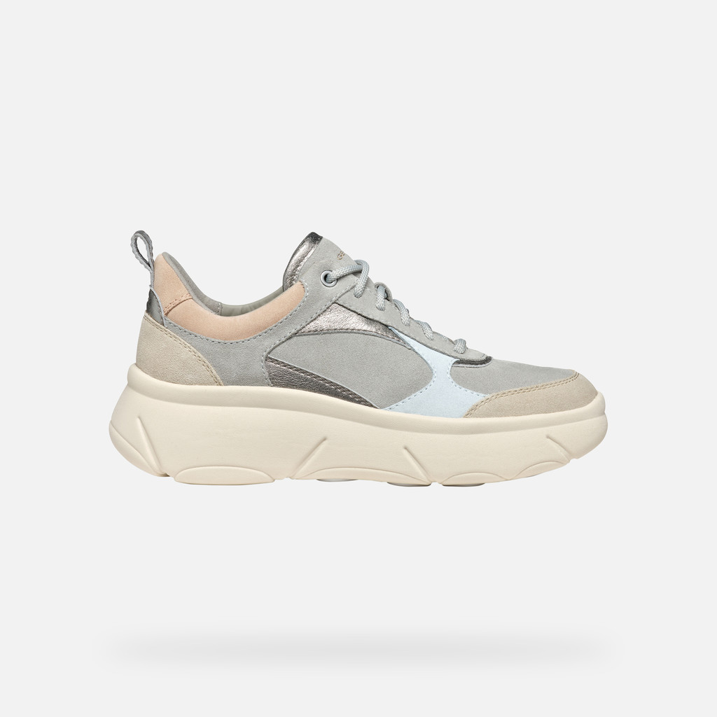 GEOX Nebula 2.0 X Femme Gris Foncé/taupe Clair