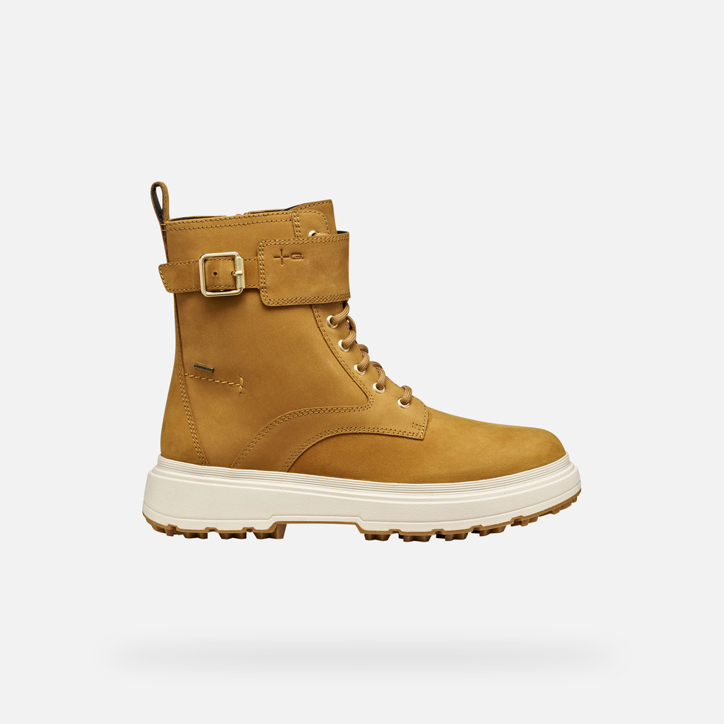 GEOX Lamidie + Grip Abx Femme Beige Foncé