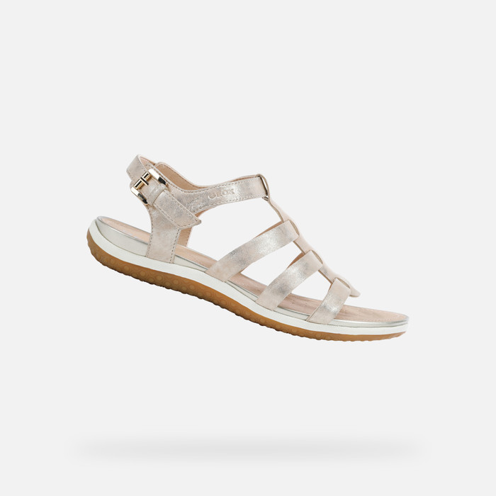 het internet Gewoon Zinloos Geox® SANDAL VEGA: Women's Sand Flat Sandals | Geox ®