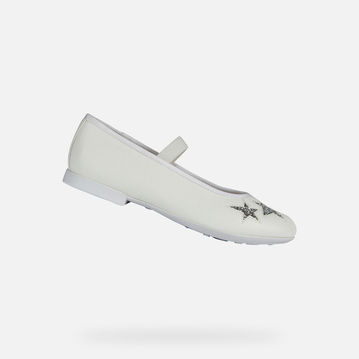 Geox® PLIE': Zapatos Boda Blancas Niña | Geox® Colección