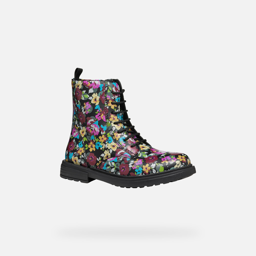 GEOX Eclair Fille Noir/multicolore