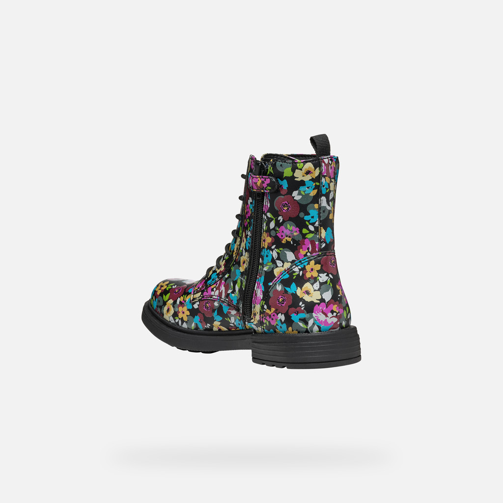 GEOX Eclair Fille Noir/multicolore