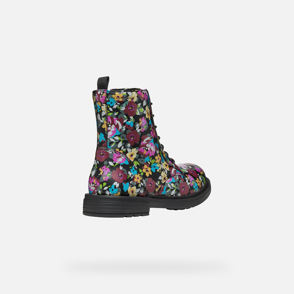 GEOX Eclair Fille Noir/multicolore