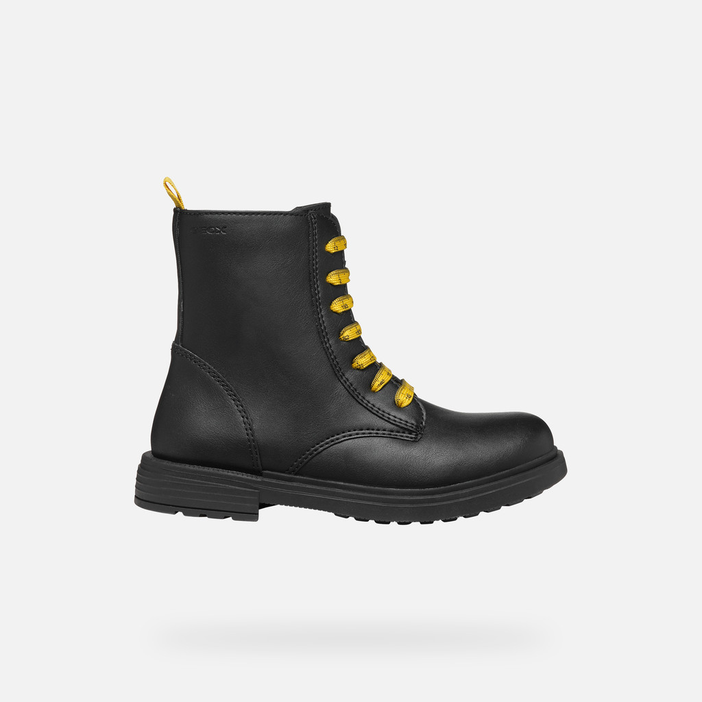 GEOX Eclair Fille Noir/jaune