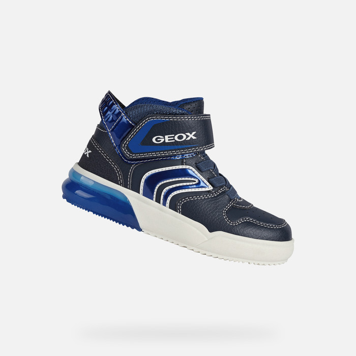 Si Prominente Influencia Geox® GRAYJAY Niño: Sneakers Azul marino | Geox®