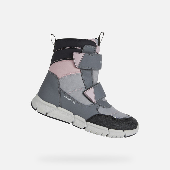 FLEXYPER B AB: Kids' Grey Waterproof Boots | Geox®