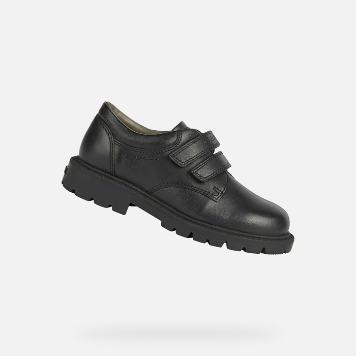Geox® SHAYLAX: Boys's Black Velcro Shoes | Geox® Uniform