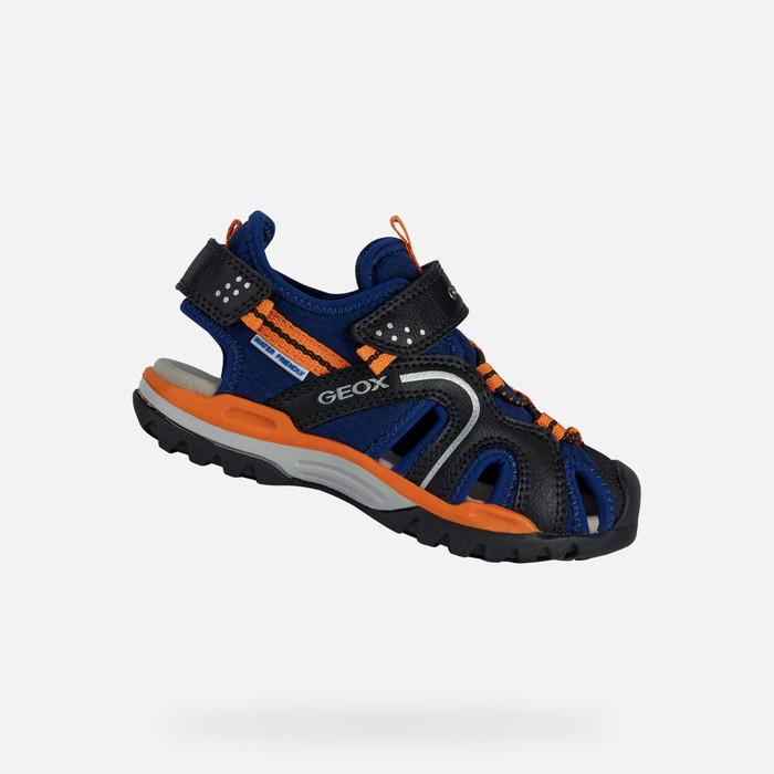 Geox® Navy for Boy | Geox Closed Sandals BOREALIS: ® Toe Junior Online