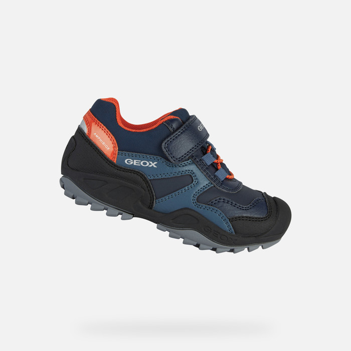 el plastico oro táctica Geox® NEW SAVAGE B A Niño: Zapatos Azul marino | Geox® Shop