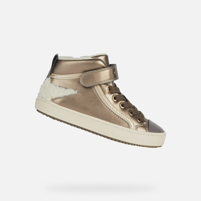 Geox KALISPERA Girl s Lead High Top Sneakers FW22 Geox