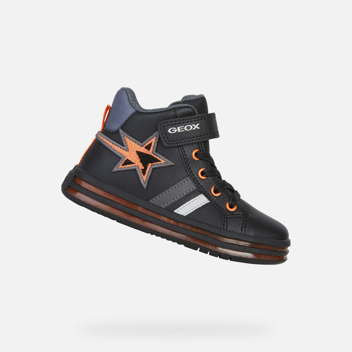 Arcaico palma Papá Geox® PAWNEE Niño: Sneakers Negros | Geox® O/I 22