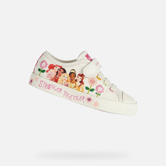 Geox® Junior Ivory Disney Princess Sneakers | ® SS23