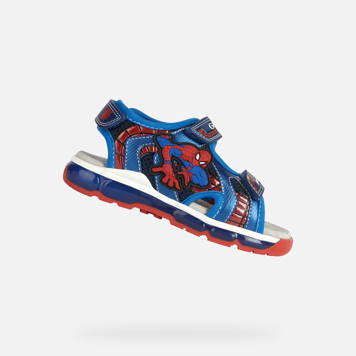 Geox® ANDROID: Junior Boy's Navy Sandals | Geox ® SS23