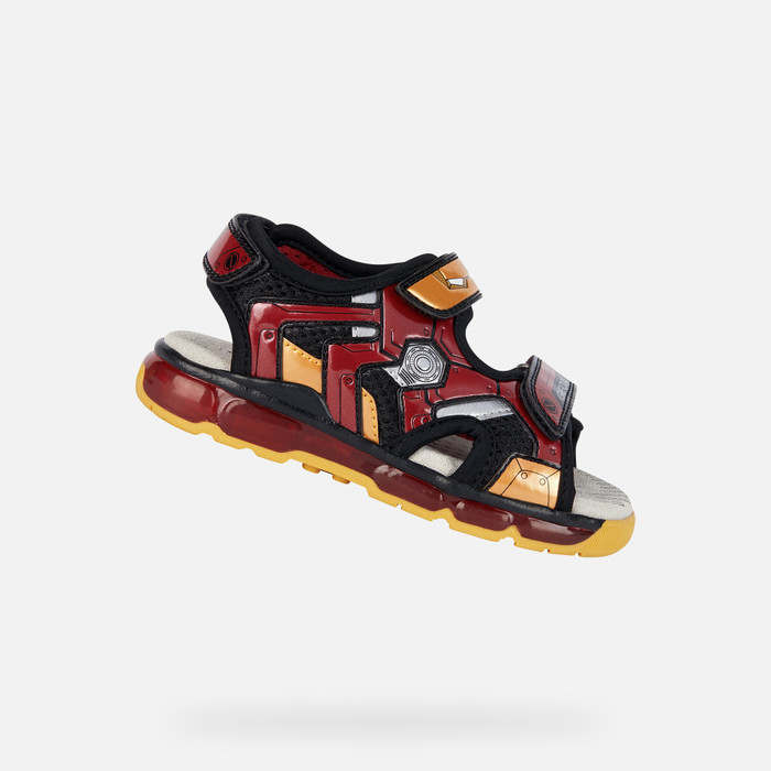 Geox® ANDROID: Junior Black Sandals | Geox ®