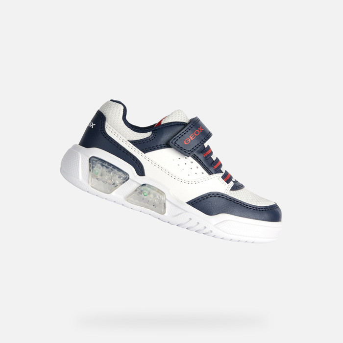Geox® ILLUMINUS: Navy Shoes With Lights | Geox ® SS23