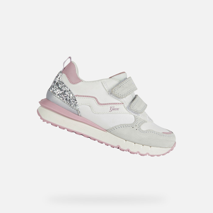 Geox® Off White Velcro Shoes | Geox ® Online Store
