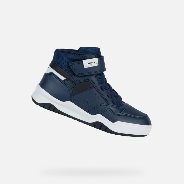 Geox® blue Sneakers Junior Boy Geox® High | PERTH Top BOY: navy