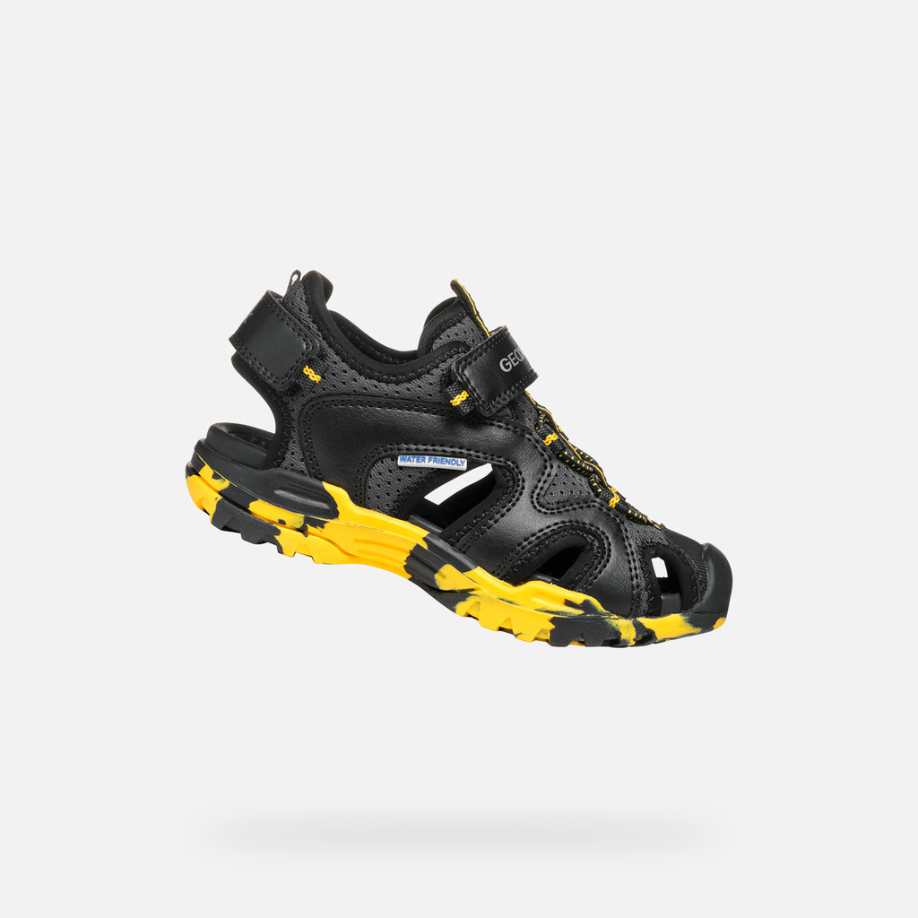 GEOX Borealis Garçon Noir/jaune