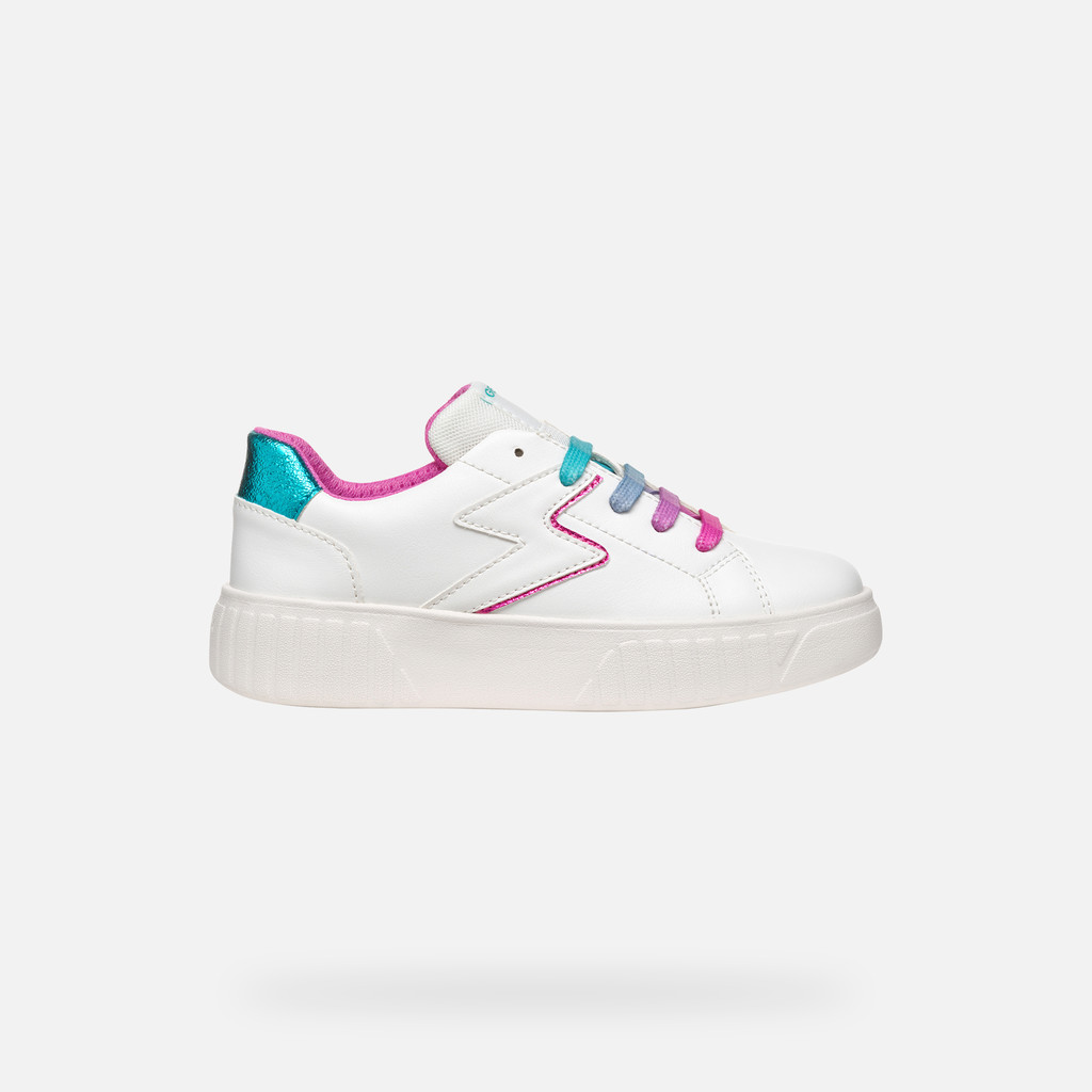 GEOX Mikiroshi Fille Blanc/multicolore