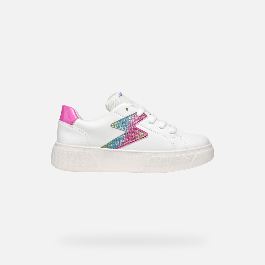 GEOX Mikiroshi Fille Blanc/multicolore