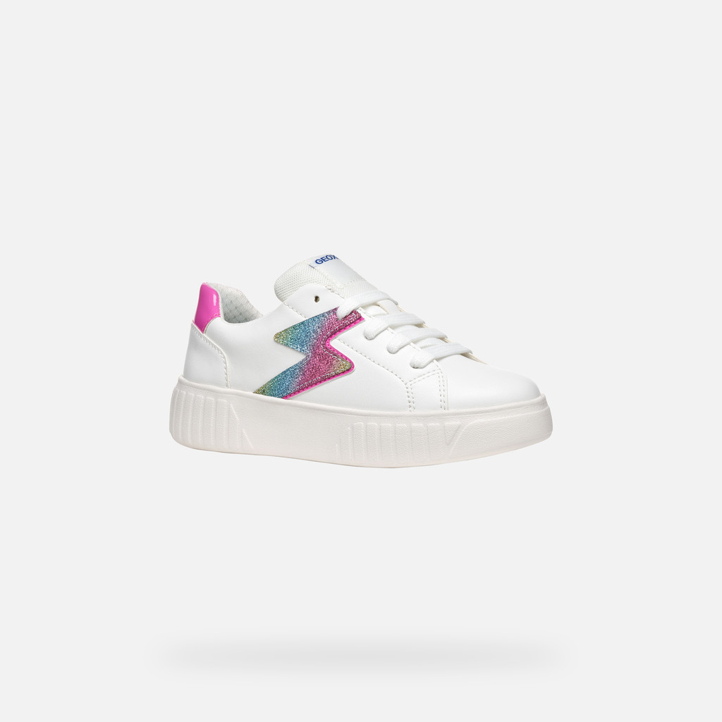 GEOX Mikiroshi Fille Blanc/multicolore