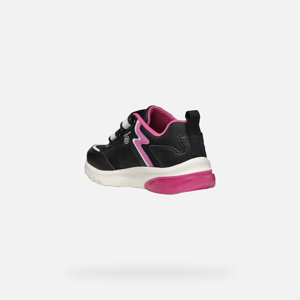 GEOX Ciberdron Junior Noir/fuchsia