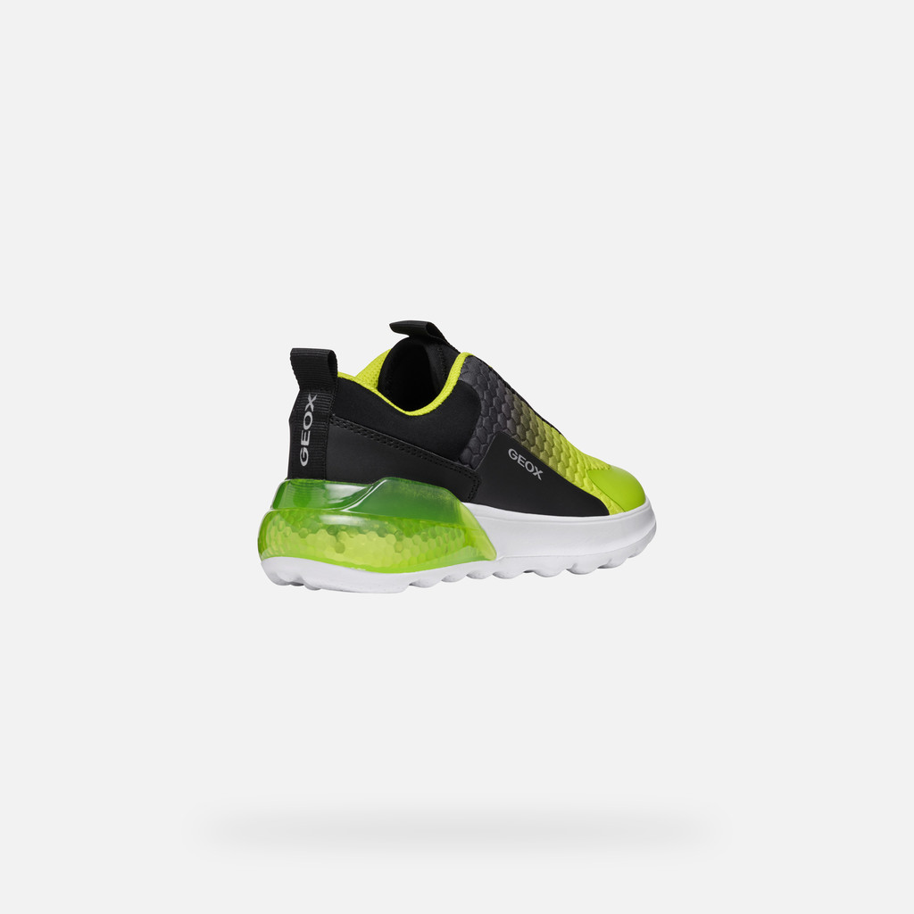 GEOX Activart Illuminus Junior Noir/citron Vert