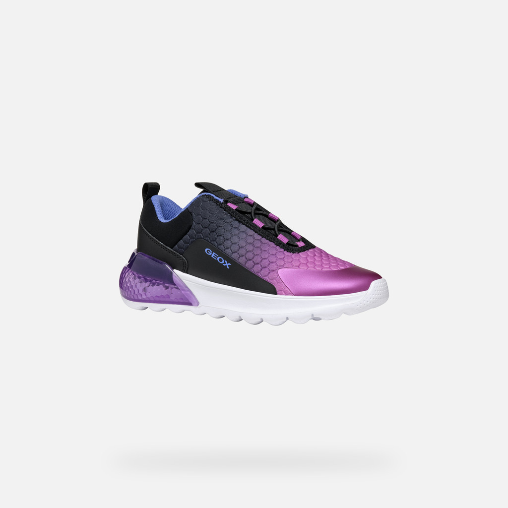 GEOX Activart Illuminus Junior Noir/violet