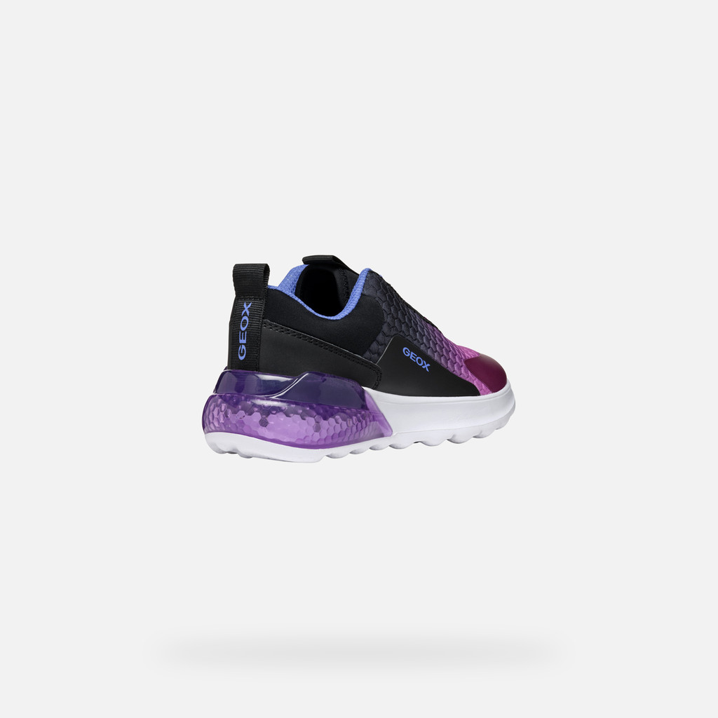 GEOX Activart Illuminus Junior Noir/violet