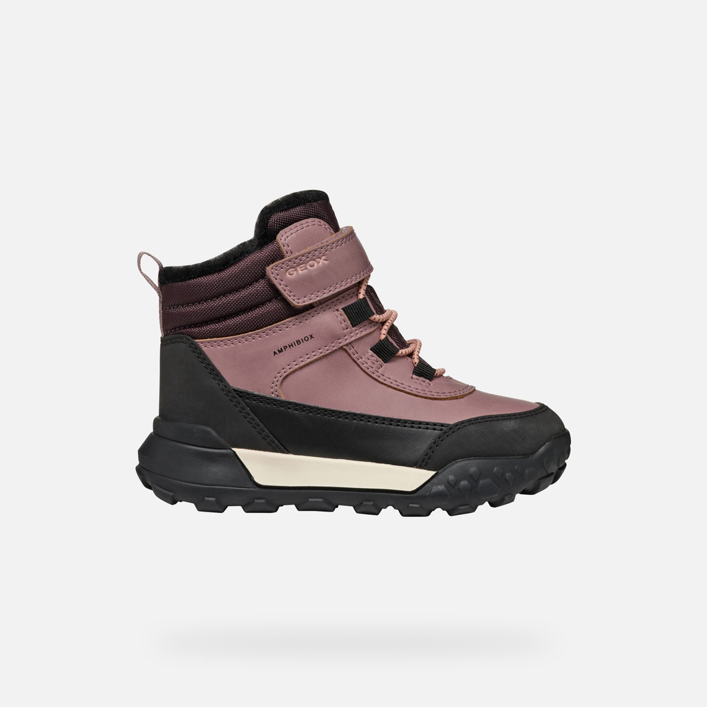 GEOX Trekkyup Abx Junior Rose Foncé